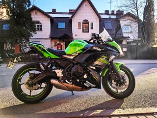 2017 Kawasaki Ninja 650, зелёный, 780000 рублей, вид 1