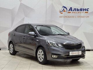 2015 Kia Rio III Рестайлинг, серый, 1050000 рублей, вид 1