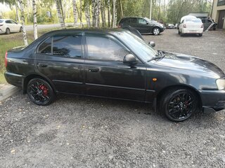 2007 Hyundai Accent ТагАЗ II, чёрный, 420000 рублей, вид 5