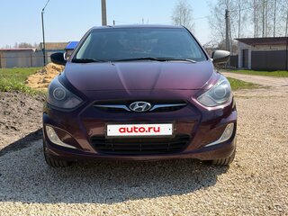2013 Hyundai Solaris I, фиолетовый, 980000 рублей, вид 1
