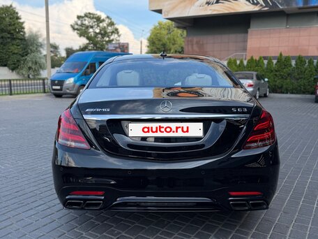 2018 Mercedes-Benz S-Класс AMG 63 AMG Long III (W222, C217) Рестайлинг, чёрный, 6800000 рублей, вид 4