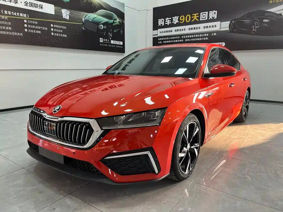 2022 Skoda Octavia IV (A8), пурпурный - вид 2