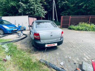 2012 Lada (ВАЗ) Granta I, серебристый, 120000 рублей, вид 5