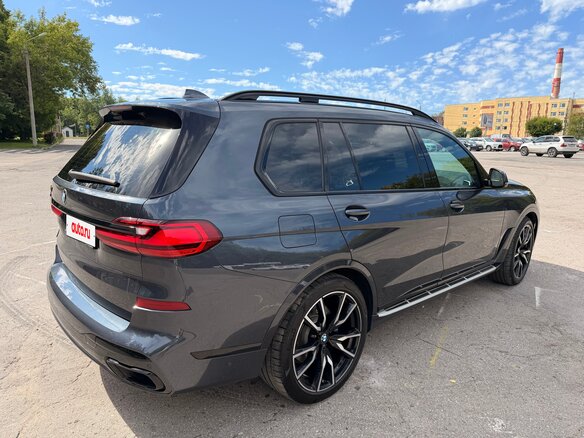 2019 BMW X7 30d I (G07), синий, 6950000 рублей - вид 6