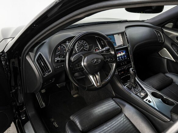 2018 Infiniti Q50 I Рестайлинг, чёрный - вид 9