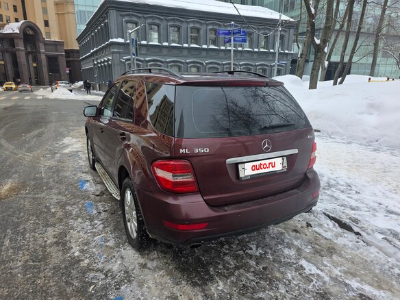 2009 Mercedes-Benz M-Класс 350 II (W164) Рестайлинг, пурпурный, 1300000 рублей - вид 4
