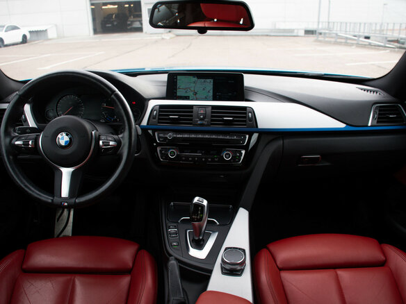 2018 BMW 4 серии 420d xDrive F32/F33/F36 Рестайлинг, синий - вид 12