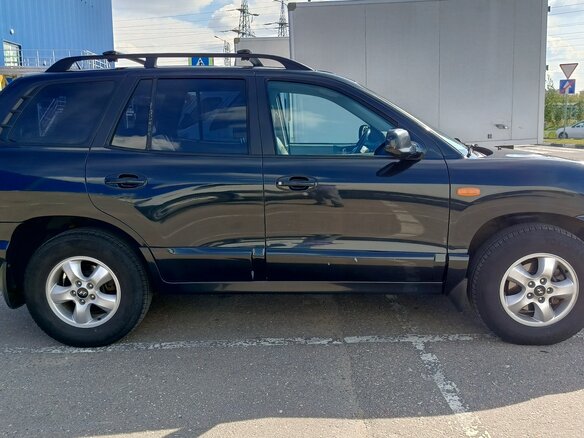 2008 Hyundai Santa Fe Classic Classic, чёрный, 830000 рублей - вид 3