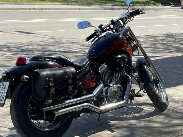1993 Honda Steed 400, красный, 305000 рублей - вид 4