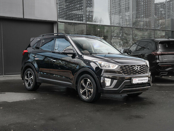 2020 Hyundai Creta I Рестайлинг, чёрный, 1860000 рублей - вид 2