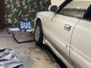 1991 Toyota Mark II VI (X80), белый, 350000 рублей, вид 4
