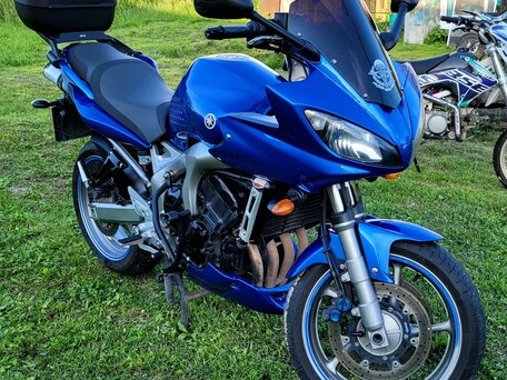 2009 Yamaha FZ6, синий, 430000 рублей, вид 2