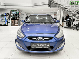 2011 Hyundai Solaris I, синий, 499000 рублей, вид 2