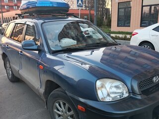 2001 Hyundai Santa Fe I, синий, 690000 рублей, вид 1