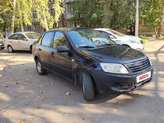 2012 Lada (ВАЗ) Granta I, чёрный, 130000 рублей, вид 3
