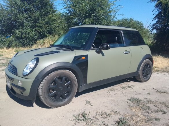 2004 Mini Hatch Cooper I (R50), зелёный, 430000 рублей - вид 7