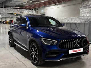 2021 Mercedes-Benz GLC Coupe AMG 43 AMG I (C253) Рестайлинг, синий, 7050000 рублей, вид 1