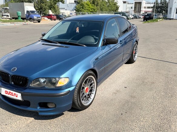 2003 BMW 3 серии 318i IV (E46) Рестайлинг, синий, 730000 рублей - вид 7