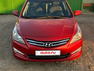 2016 Hyundai Solaris I Рестайлинг, красный, 820000 рублей, вид 1