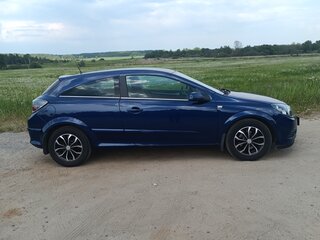 2007 Opel Astra GTC H Рестайлинг, синий, 550000 рублей, вид 4