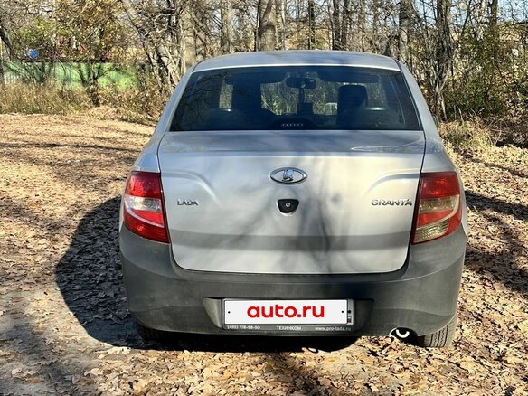 2016 Lada (ВАЗ) Granta I, серебристый, 360000 рублей - вид 3