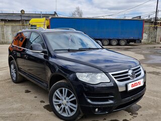2008 Volkswagen Touareg I Рестайлинг, чёрный, 990000 рублей, вид 1