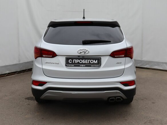 2015 Hyundai Santa Fe III Рестайлинг, серебристый, 2415000 рублей - вид 4