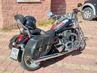 2013 Triumph Thunderbird 1600, пурпурный, 1150000 рублей, вид 2