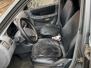2004 Hyundai Accent ТагАЗ II, серый, 215000 рублей, вид 5