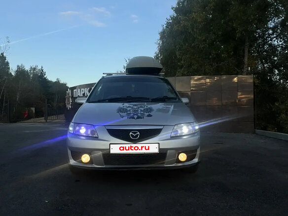 2003 Mazda Premacy I (CP), серебристый - вид 14