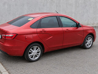 2017 Lada (ВАЗ) Vesta I, красный, 730000 рублей, вид 2