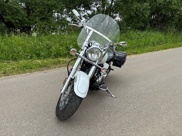 2009 Yamaha XVS650 Drag Star, белый, 550000 рублей
