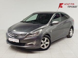 2015 Hyundai Solaris I Рестайлинг, серый, 820000 рублей, вид 1