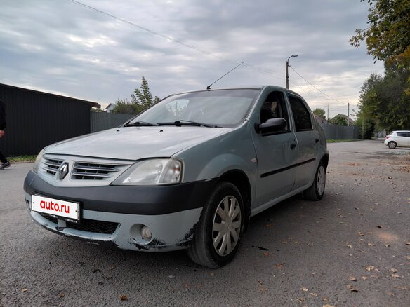 2008 Renault Logan I, серый