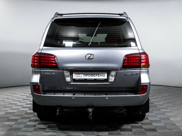 2010 Lexus LX 570 III, серебристый - вид 5