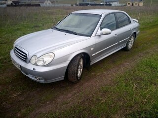 2007 Hyundai Sonata ТагАЗ IV (EF) Рестайлинг, серебристый, 320000 рублей, вид 1