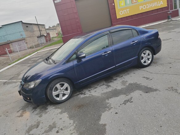 2009 Honda Civic VIII Рестайлинг, синий - вид 3