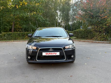 2013 Mitsubishi Lancer X Рестайлинг, чёрный, 820000 рублей, вид 3