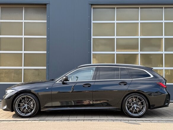 2023 BMW 3 серии 330d VII (G2x) Рестайлинг, чёрный - вид 3