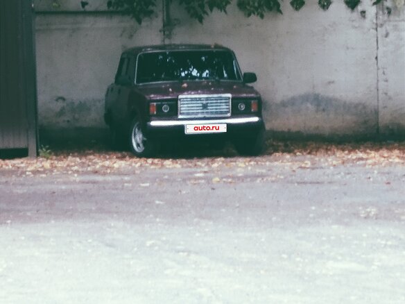 2002 Lada (ВАЗ) 2107, пурпурный, 105000 рублей - вид 3