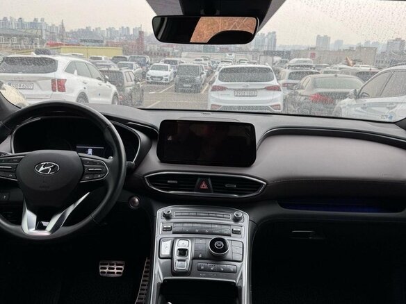 2020 Hyundai Santa Fe IV Рестайлинг, белый, 4200000 рублей - вид 10