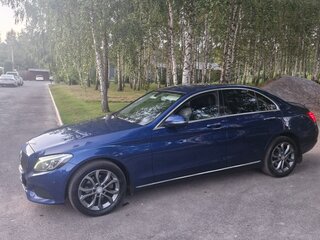 2015 Mercedes-Benz C-Класс 180 IV (W205), синий, 2200000 рублей, вид 4