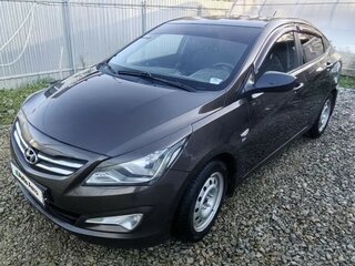 2015 Hyundai Solaris I Рестайлинг, коричневый, 870000 рублей, вид 1