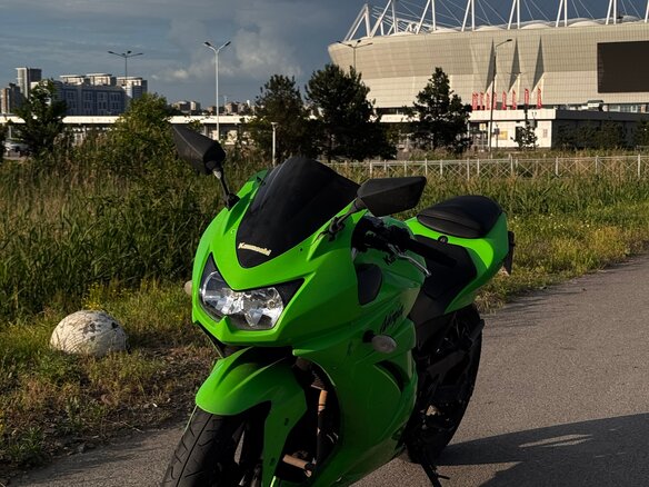 2011 Kawasaki Ninja 250R, зелёный, 210000 рублей - вид 6