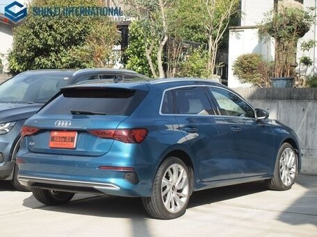 2021 Audi A3 Sportback 35 TFSI IV (8Y), синий, 1300000 рублей, вид 2