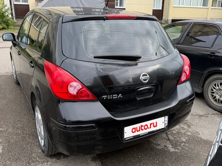 2007 Nissan Tiida I, чёрный, 575000 рублей, вид 2