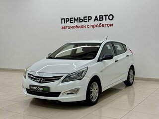 2014 Hyundai Solaris I Рестайлинг, белый, 930000 рублей, вид 1