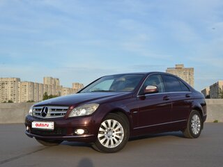 2007 Mercedes-Benz C-Класс 200 III (W204), пурпурный, 1030000 рублей, вид 1