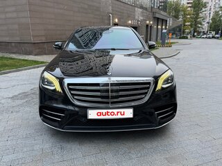 2017 Mercedes-Benz S-Класс 400 d Long VI (W222, C217) Рестайлинг, чёрный, 3500000 рублей, вид 3