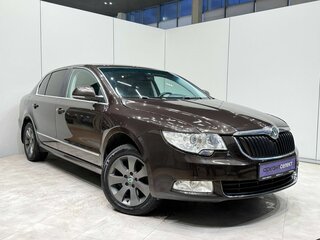 2012 Skoda Superb II, коричневый, 875000 рублей, вид 3